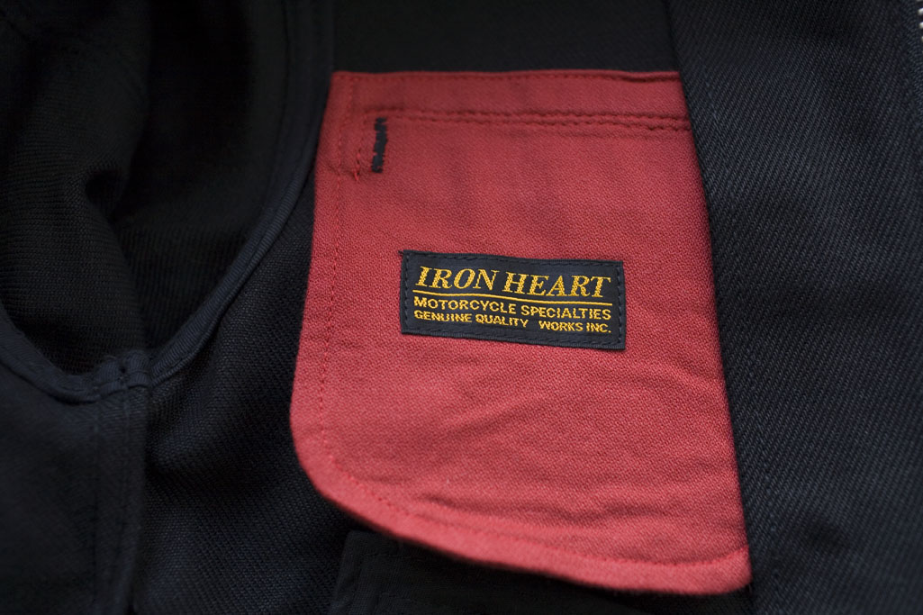 Iron Heart Rider's Jacket - IH-9527J - 21oz Superblack Denim